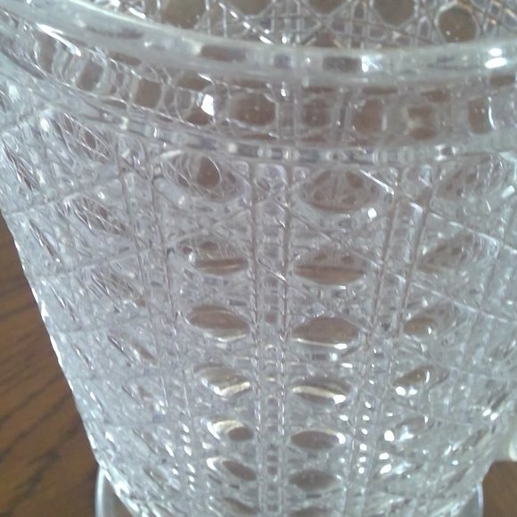 McKee and Brothers Cane Glass Pitcher - Picture 8 of 9